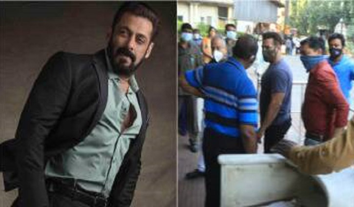 Salman Khan gets first jab of Covid-19 vaccine Salman Khan gets first jab of Covid-19 vaccine
