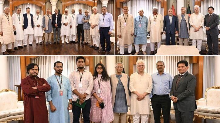 রাজনৈতিক দলের সঙ্গে বৈঠকে প্রধান উপদেষ্টার স্পষ্ট বার্তা