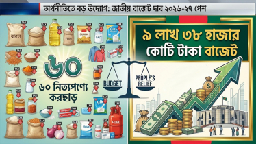 ৯ লাখ ৩৮ হাজার কোটি টাকা বাজেট, ৬০ নিত্যপণ্যে করছাড় ৯ লাখ ৩৮ হাজার কোটি টাকা বাজেট, ৬০ নিত্যপণ্যে করছাড়