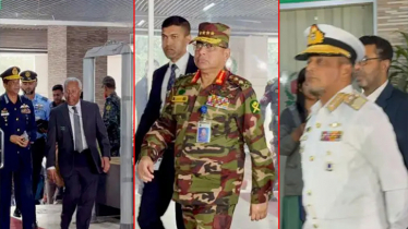 নির্বাচন কমিশনের সঙ্গে বৈঠক করলেন তিন বাহিনী প্রধান