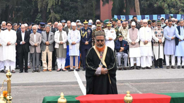 মুক্তিযুদ্ধের উপ সেনাপতি এ কে খন্দকারের জানাজা অনুষ্ঠিত