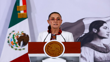 ট্রাম্পকে কঠোর বার্তা দিলেন মেক্সিকোর প্রেসিডেন্ট শেনবাউম