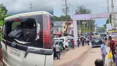 সিলেটে এনসিপির গাড়িবহরে হামলা