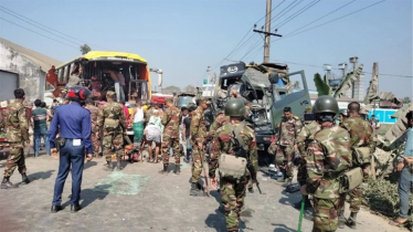 ময়মনসিংহে যাত্রীবাহী বাস-ট্রাক সংঘর্ষে নিহত ২, আহত ১০ ময়মনসিংহে যাত্রীবাহী বাস-ট্রাক সংঘর্ষে নিহত ২, আহত ১০