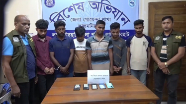 লালমনিরহাটে অনলাইন জুয়া ও মাদকবিরোধী অভিযানে গ্রেফতার ৮
