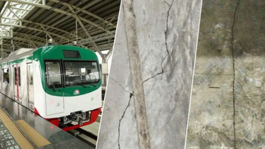 ভূমিকম্পে মেট্রোরেলের ৬ স্টেশনে ফাটল