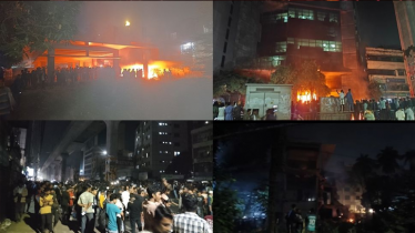 হাদির মৃত্যু: দেশের বিভিন্ন স্থানে আগুন, ভাংচুর