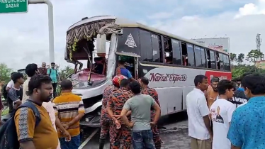 ঢাকা-ভাঙ্গা এক্সপ্রেসওয়েতে ৪ বাসের সংঘর্ষে আহত ২৫