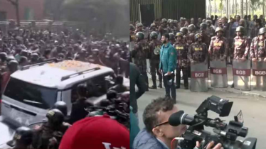 হাদির সমাধিস্থলে পৌঁছেছেন তারেক রহমান