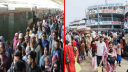 ঈদ শেষে ঢাকামুখী মানুষের ঢল, ট্রেন-বাস-লঞ্চে উপচে পড়া ভিড়