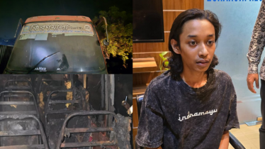 মিরপুরে বাসে আগুন দিয়ে পালানোর সময় যুবকের মৃত্যু মিরপুরে বাসে আগুন দিয়ে পালানোর সময় যুবকের মৃত্যু