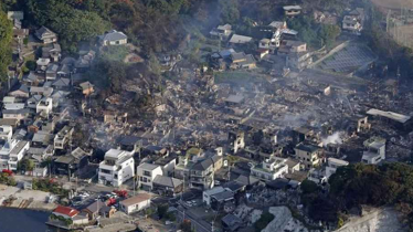 জাপানে এক রাতে ১৭০ ভবনে আগুন