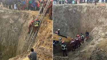 ৪২ ফুটেও সাড়া মিলছে না শিশু সাজিদের