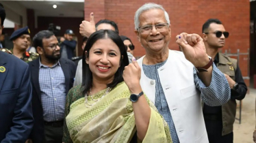 নতুন বাংলাদেশের আহ্বান জানিয়ে ভোট দিলেন ড. মুহাম্মদ ইউনূস নতুন বাংলাদেশের আহ্বান জানিয়ে ভোট দিলেন ড. মুহাম্মদ ইউনূস