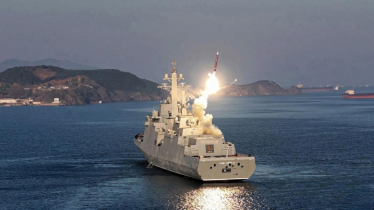 নতুন ডেস্ট্রয়ার থেকে ক্রুজ ক্ষেপণাস্ত্র ছুড়ল উত্তর কোরিয়া নতুন ডেস্ট্রয়ার থেকে ক্রুজ ক্ষেপণাস্ত্র ছুড়ল উত্তর কোরিয়া