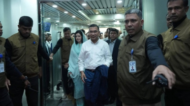 নির্বাচনী সফরে সিলেটে পৌঁছেছেন তারেক রহমান