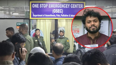 বাম কানের নিচে গুলিবিদ্ধ ঢাকা-৮ প্রার্থী হাদী