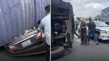 কুমিল্লায় কাভার্ডভ্যান চাপায় প্রাইভেটকারের ৪ যাত্রী নিহত