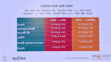 নির্বাচনী সমীকরণে সরকার গঠনে এগিয়ে বিএনপি: জরিপ