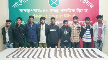 রায়েরবাজারে কিশোর গ্যাং নির্মূলে সেনাবাহিনীর অভিযান, অস্ত্রসহ আটক ৯