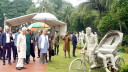 নির্মাণাধীন ‘জুলাই স্মৃতি জাদুঘর’ পরিদর্শন করলেন প্রধান উপদেষ্টা