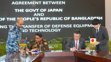 বাংলাদেশ ও জাপানের মধ্যে প্রতিরক্ষা সরঞ্জাম হস্তান্তর চুক্তি স্বাক্ষর