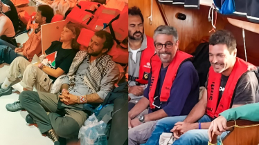 ইসরায়েলের বন্দি ফ্লোটিলা অভিযাত্রীরা অনশনে ইসরায়েলের বন্দি ফ্লোটিলা অভিযাত্রীরা অনশনে