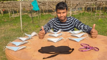 মাস্ক পরে গিনেস বুকে পিরোজপুরের সিফাত