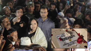 বাধার মুখে শহীদ মিনারে শ্রদ্ধা জানাতে পারেননি রুমিন ফারহানা
