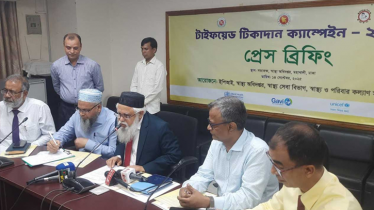 টাইফয়েড প্রতিরোধে ১২ অক্টোবর থেকে দেশব্যাপী টিকাদান ক্যাম্পেইন