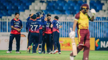 ওয়েস্ট ইন্ডিজকে হারিয়ে ইতিহাস গড়ল নেপাল ওয়েস্ট ইন্ডিজকে হারিয়ে ইতিহাস গড়ল নেপাল