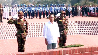 জাতীয় স্মৃতিসৌধে প্রধানমন্ত্রী তারেক রহমানের শ্রদ্ধা জাতীয় স্মৃতিসৌধে প্রধানমন্ত্রী তারেক রহমানের শ্রদ্ধা