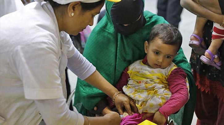 শিশু-কিশোরদের টাইফয়েড টিকাদান কর্মসূচি শুরু ১২ অক্টোবর