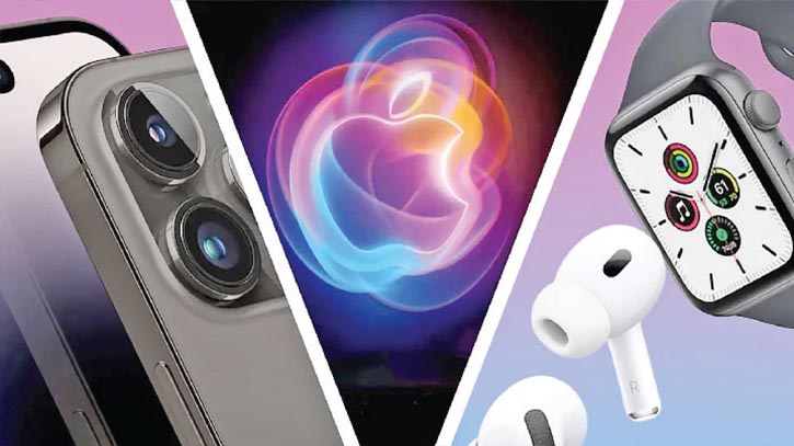 অ্যাপল নিয়ে এলো স্টাইলিশ আইফোন, অ্যাপল ওয়াচ ও এয়ারপডস প্রো-৩ 