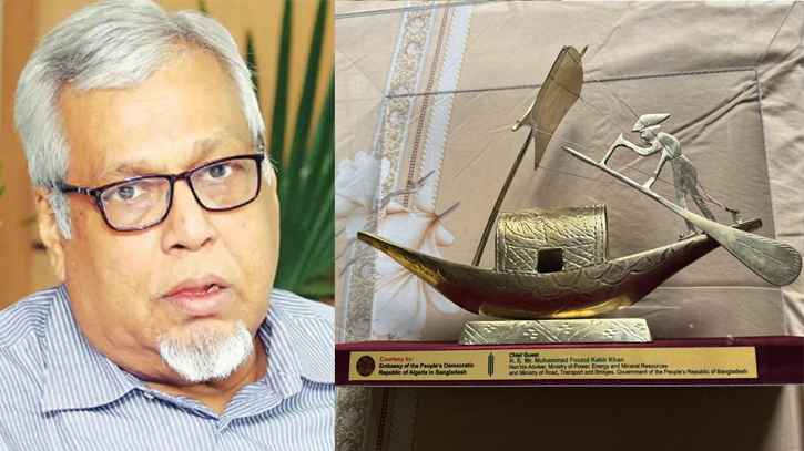 উপহারের সেই নৌকা তোষাখানায় জমা দিলেন সড়ক উপদেষ্টা