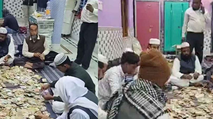 বাবরি মসজিদ নির্মাণ: ১১ দানবাক্সভর্তি টাকা, চলছে গণনা 