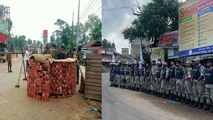 ১৪৪ ধারার মধ্যেই চলছে সড়ক অবরোধ, থমথমে খাগড়াছড়ি
