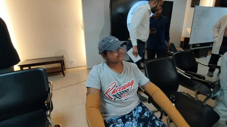 মাইলস্টোন ট্র্যাজেডি: ৯৯ দিন পর হাসপাতাল ছাড়ল দগ্ধ নাভিদ
