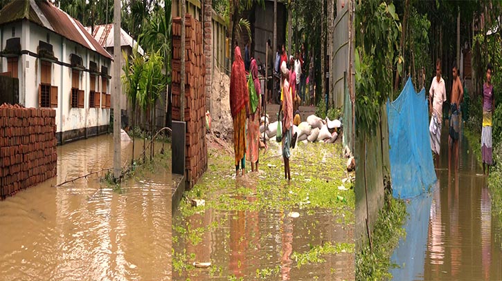 তিস্তার পানি কমলেও লালমনিরহাটে পানিবন্দী লাখো মানুষ 