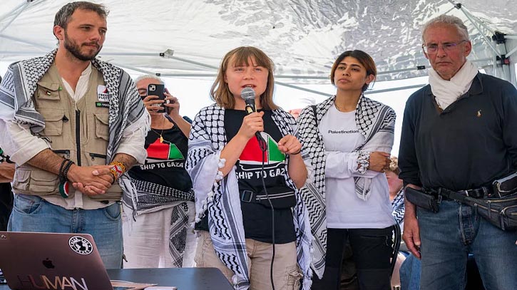 গ্রেটা থুনবার্গকে গ্রিসে পাঠাচ্ছে ইসরায়েল