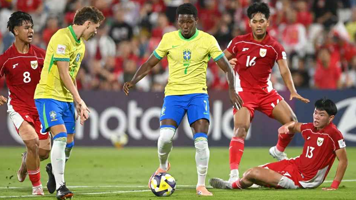 ফিফা অনূর্ধ্ব-১৭ বিশ্বকাপে টানা জয়ে শেষ ষোলোয় ব্রাজিল