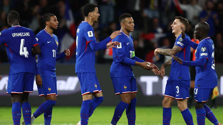 ইউক্রেনকে ৪ গোলে হারিয়ে বিশ্বকাপ নিশ্চিত ফ্রান্সের 