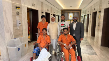 Jamaat Ameer visits wounded July fighters at Bangkok hospital Jamaat Ameer visits wounded July fighters at Bangkok hospital