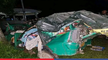 Three killed in bus-CNG collision in Sreemangal