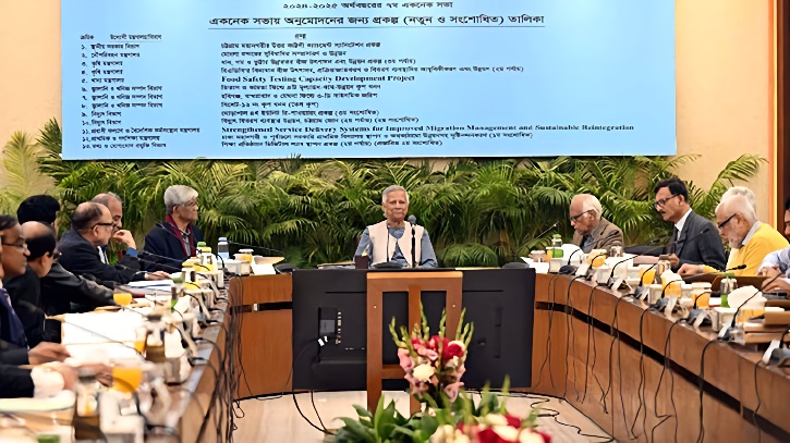 একনেকে ১,৯৮৮ কোটি টাকার ১৩ প্রকল্প অনুমোদন একনেকে ১,৯৮৮ কোটি টাকার ১৩ প্রকল্প অনুমোদন