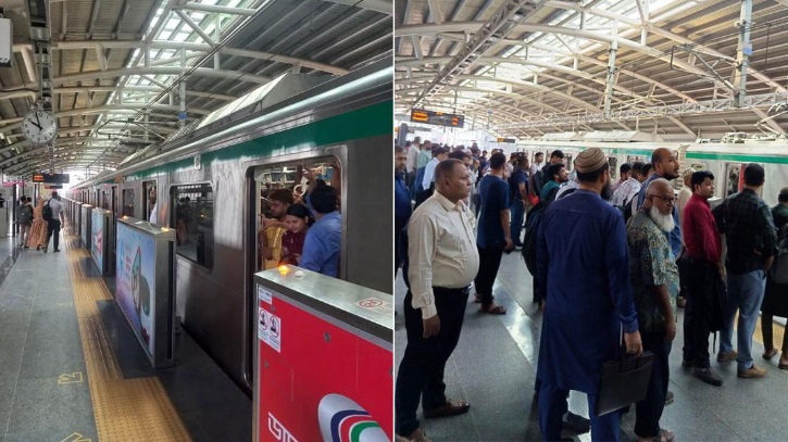 রাতে আংশিক বন্ধের পর স্বাভাবিক মেট্রোরেল চলাচল রাতে আংশিক বন্ধের পর স্বাভাবিক মেট্রোরেল চলাচল