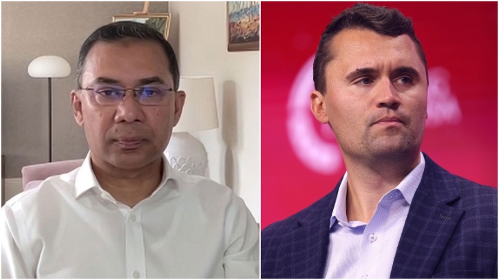 যুক্তরাষ্ট্রে চার্লি কার্ককে গুলি করে হত্যা, তারেক রহমানের নিন্দা