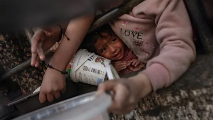 ইসরায়েলি অবরোধে অনাহারে গাজায় মৃত্যু ৫৭ 