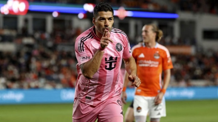 মেসি ছাড়াই সুয়ারেজের জোড়া গোলে ইন্টার মায়ামি সেমিফাইনালে