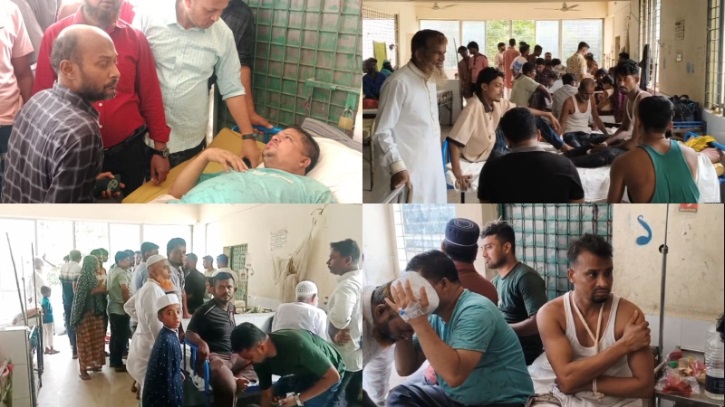 ফেসবুকে ছবি শেয়ার নিয়ে হাজীগঞ্জে বিএনপি-জামায়াত সংঘর্ষে আহত ৩৫